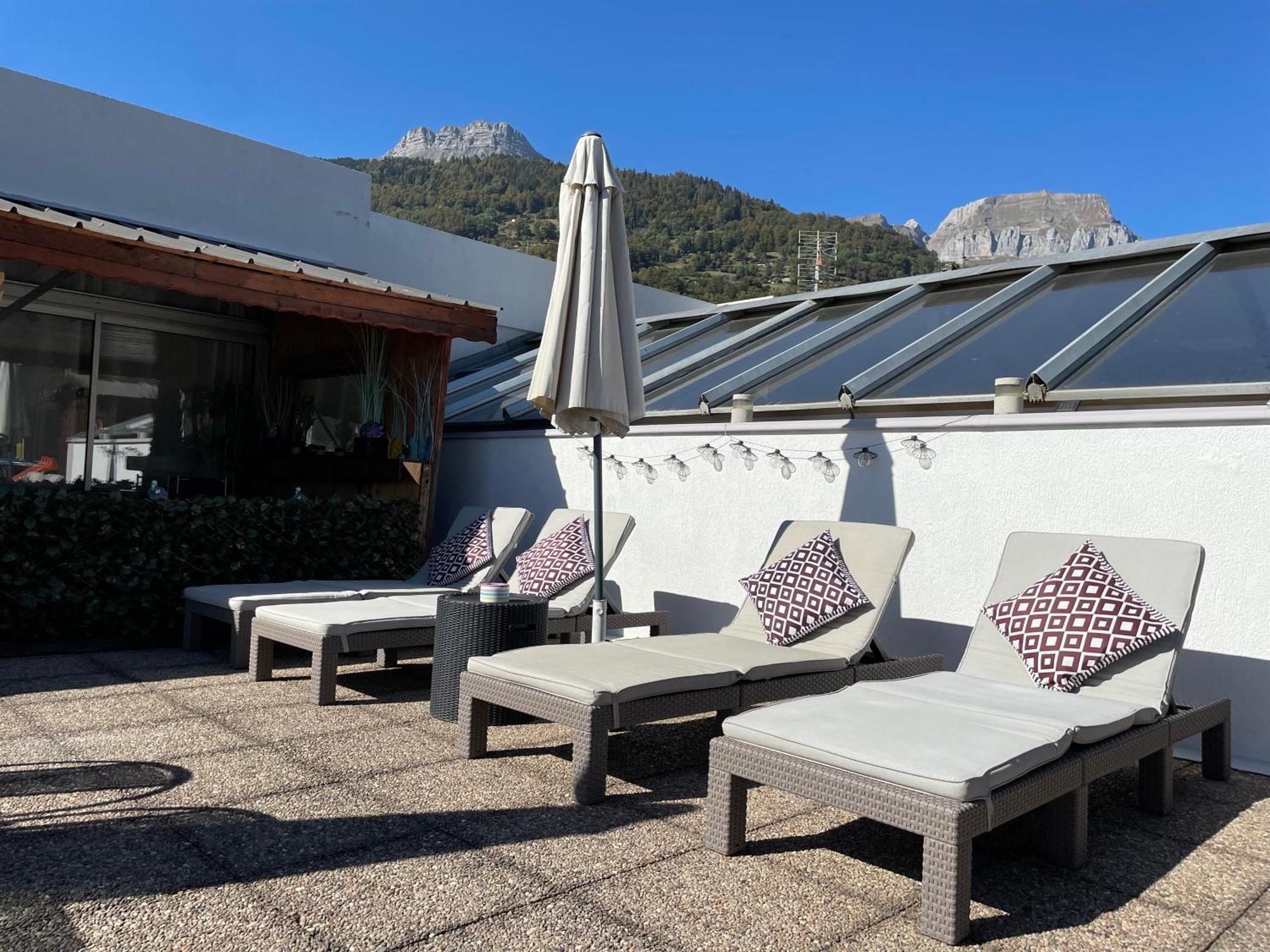 Rooftop 1 - Jacuzzi Prive Au Pied Du Monte-Blanco Sallanches Eksteriør billede