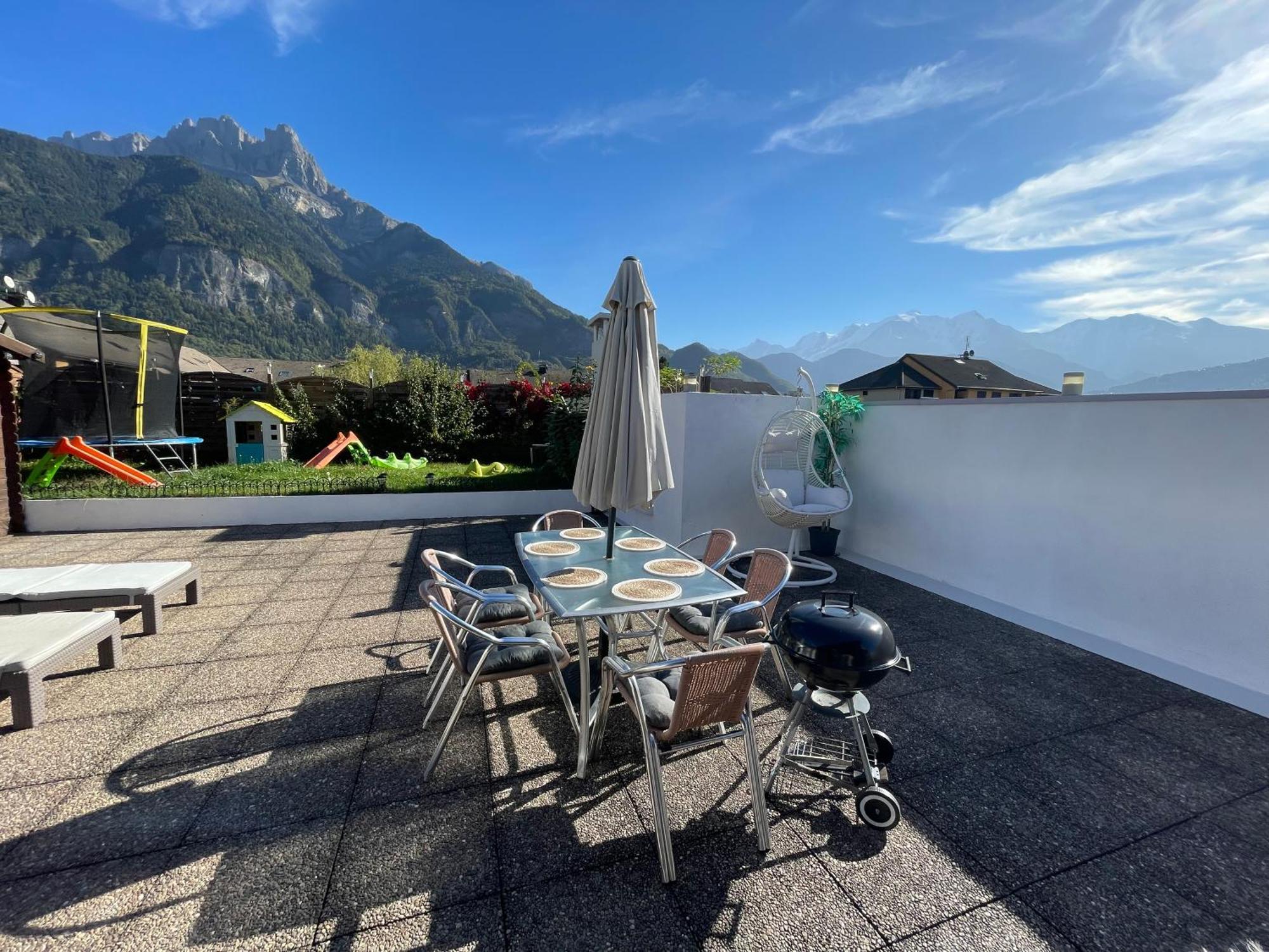 Rooftop 1 - Jacuzzi Prive Au Pied Du Monte-Blanco Sallanches Eksteriør billede