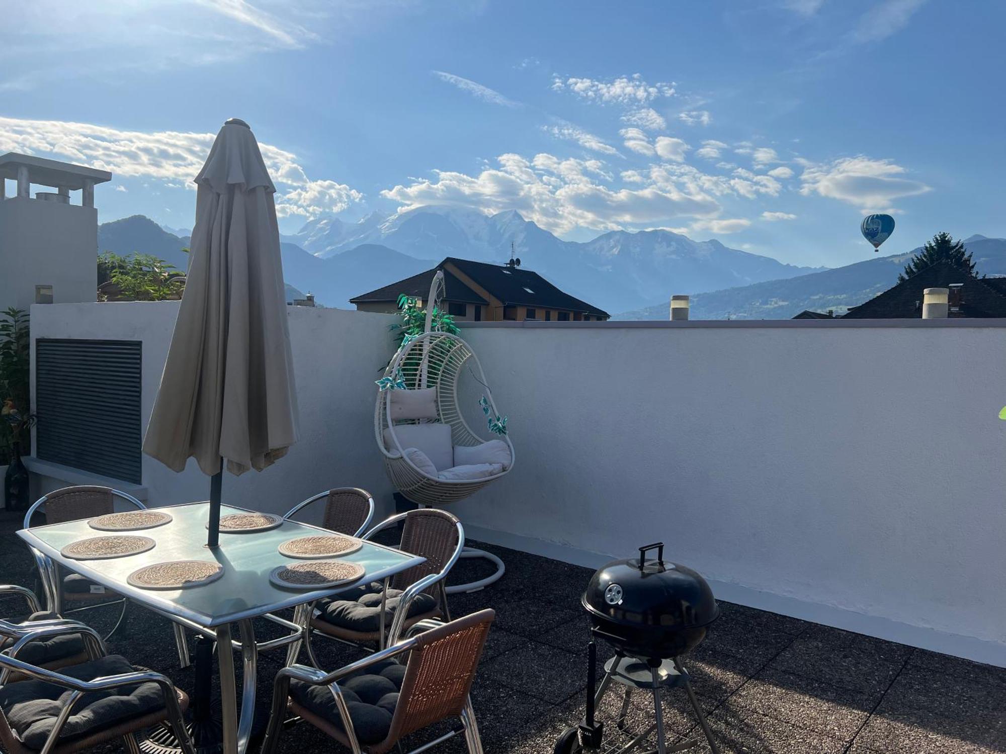 Rooftop 1 - Jacuzzi Prive Au Pied Du Monte-Blanco Sallanches Eksteriør billede