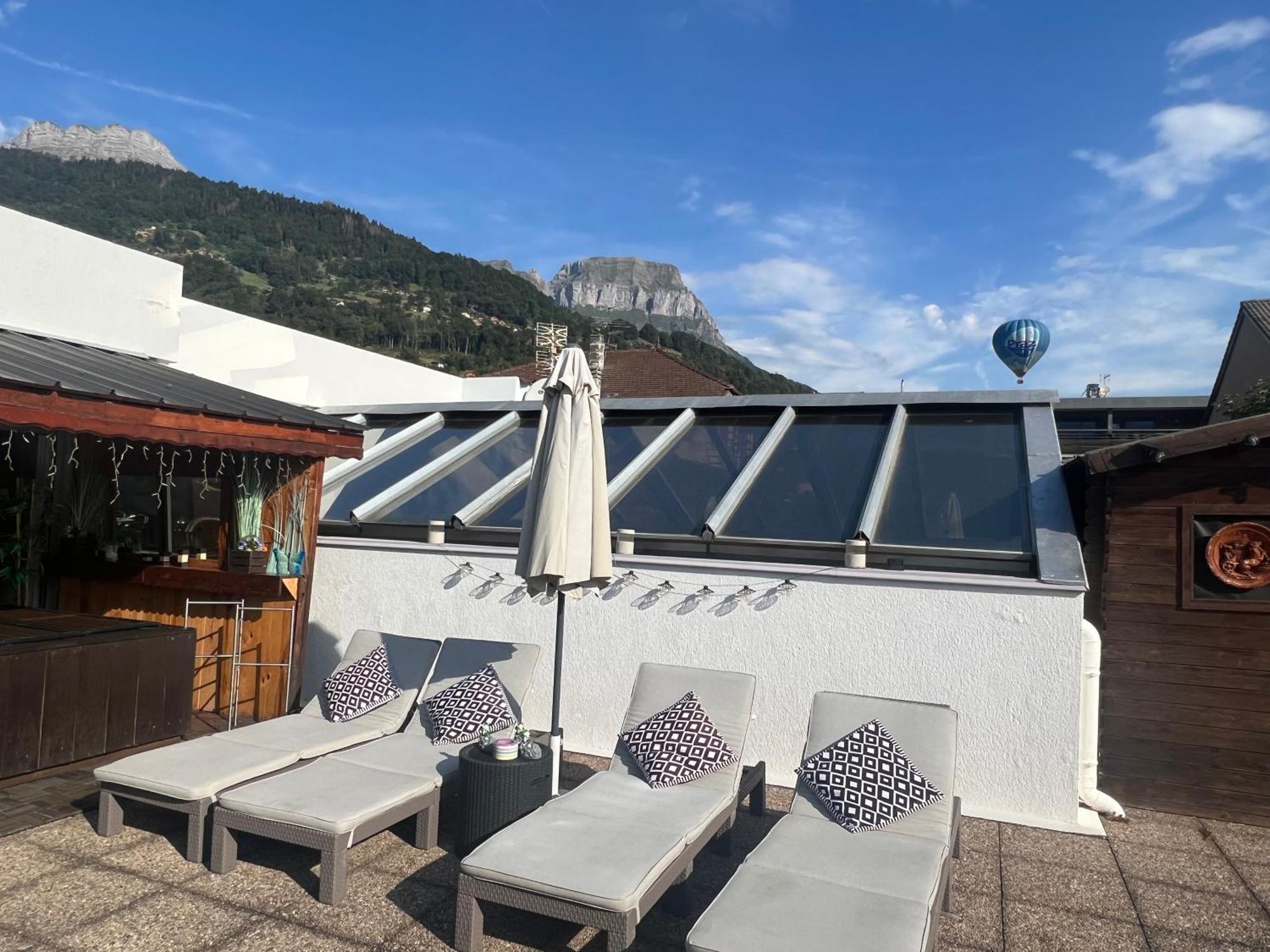 Rooftop 1 - Jacuzzi Prive Au Pied Du Monte-Blanco Sallanches Eksteriør billede