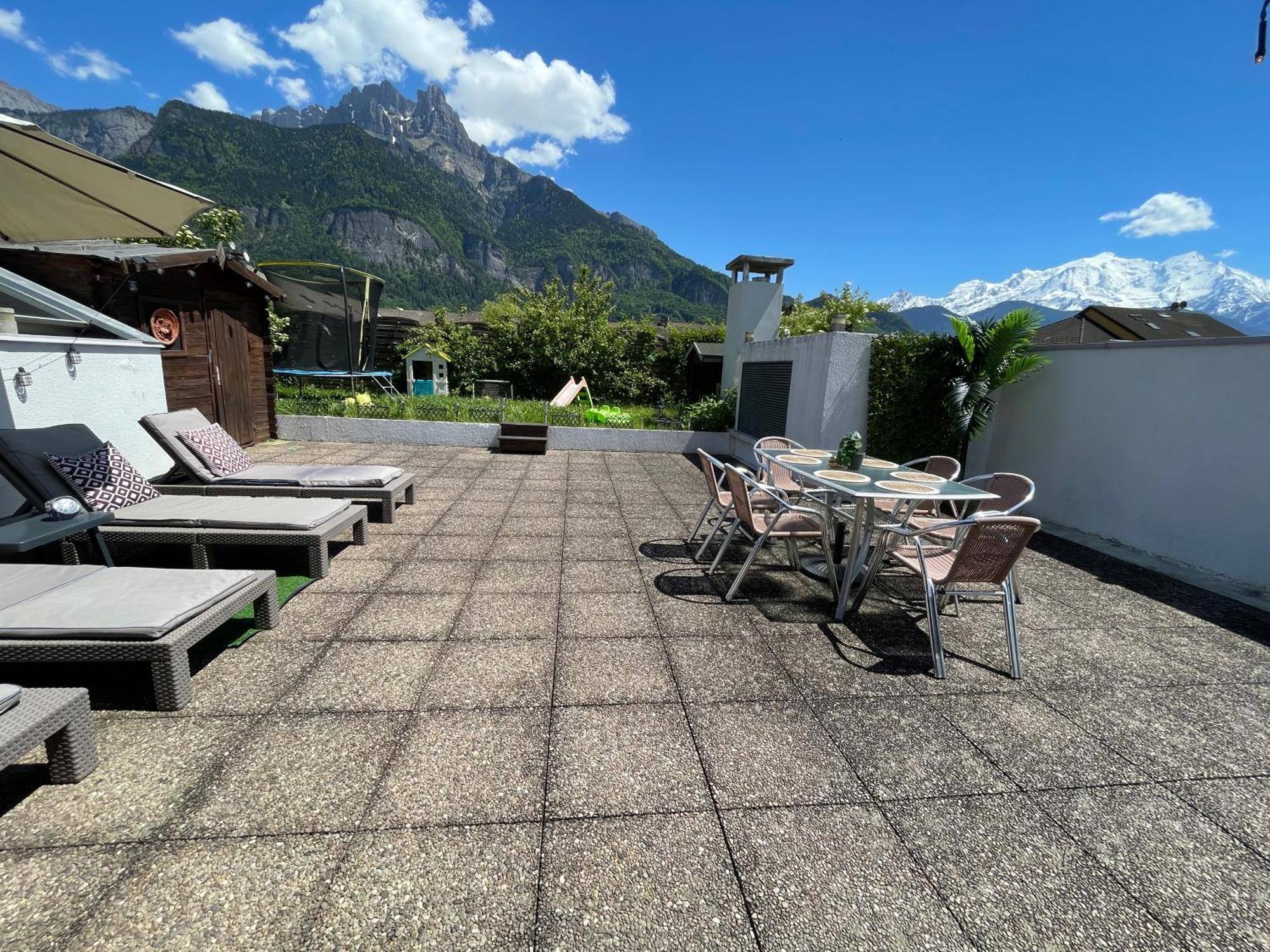 Rooftop 1 - Jacuzzi Prive Au Pied Du Monte-Blanco Sallanches Eksteriør billede
