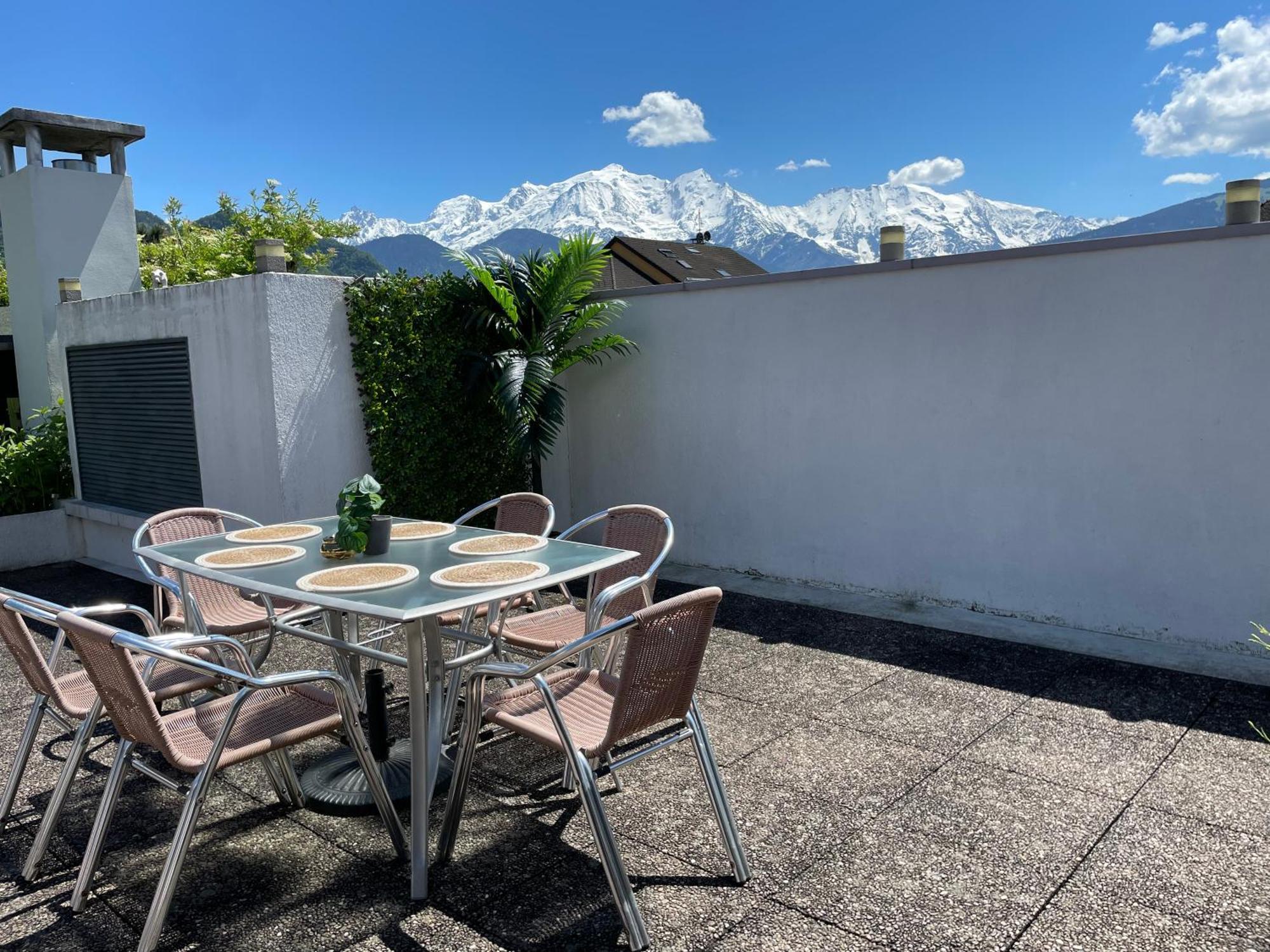 Rooftop 1 - Jacuzzi Prive Au Pied Du Monte-Blanco Sallanches Eksteriør billede