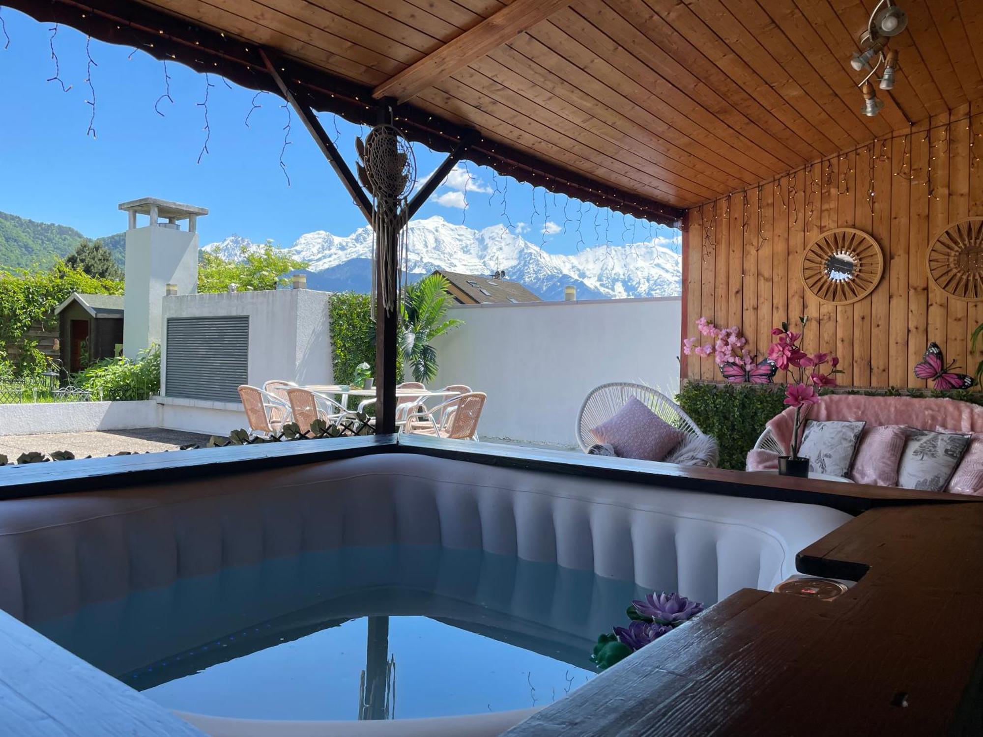 Rooftop 1 - Jacuzzi Prive Au Pied Du Monte-Blanco Sallanches Eksteriør billede